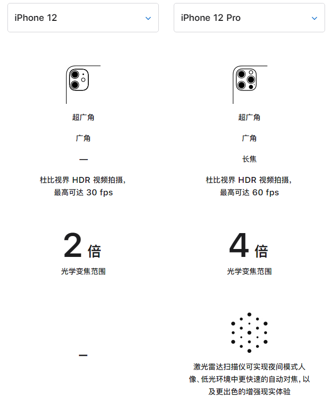 盐津苹果手机维修分享苹果 iPhone 12 与 iPhone 12 Pro 选哪款 